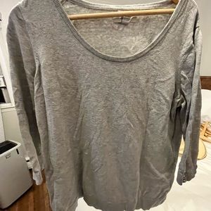 Liz Claiborne Coral Cotton Cashmere Sweater Size L